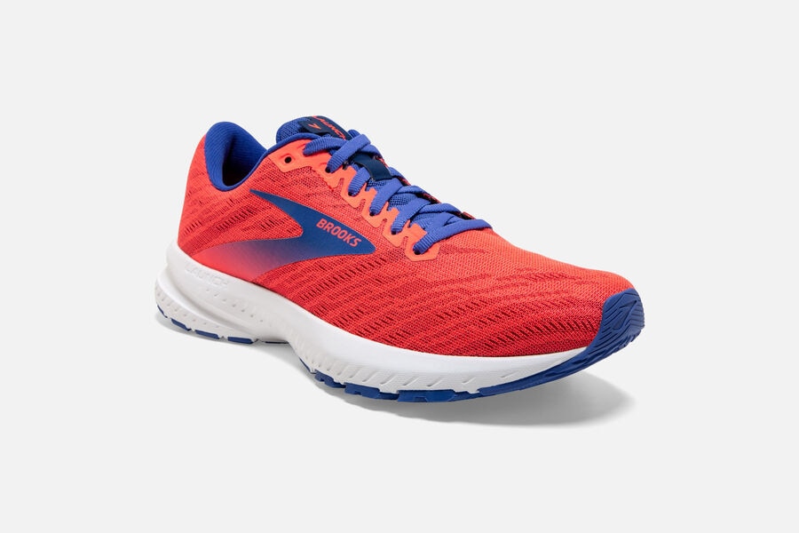 Brooks Israel Launch 7 Road Running Shoes Womens - Orange/Blue - TRD-265480